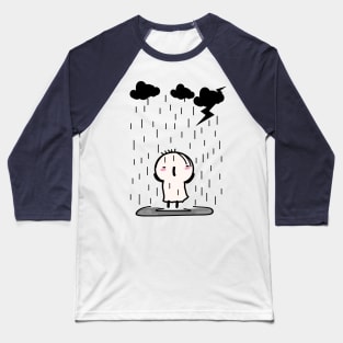 A stormy Day Baseball T-Shirt